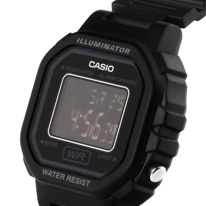 Casio La 20wh 1bdf  La 20wh 1b  Digital Square Vintage Retro Damen PU Uhr