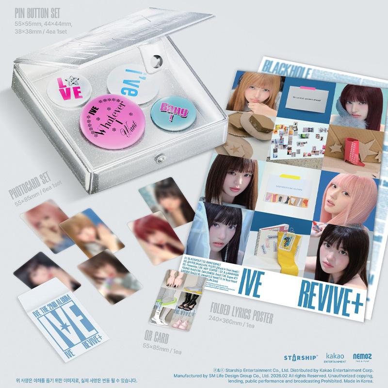 IVE DAS 2. ALBUM REVIVE+ MD Version. (Limitierte Auflage, beschränkte Auflage)