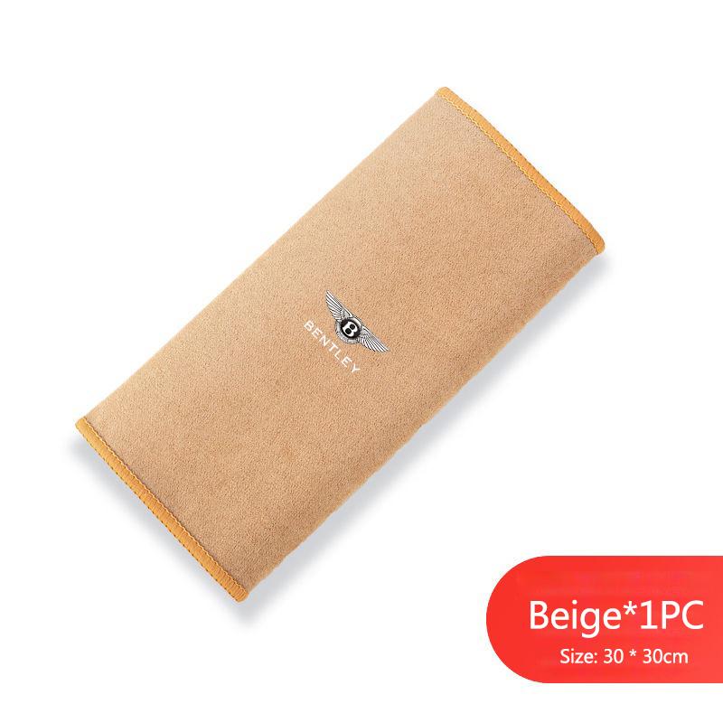 

Car LOGO Wash Microfiber Detailing Car Wash Towel Cleaning Cloth for New Bentley Flying Spur Continental GT Bentayga Mulsanne 30x30cm
