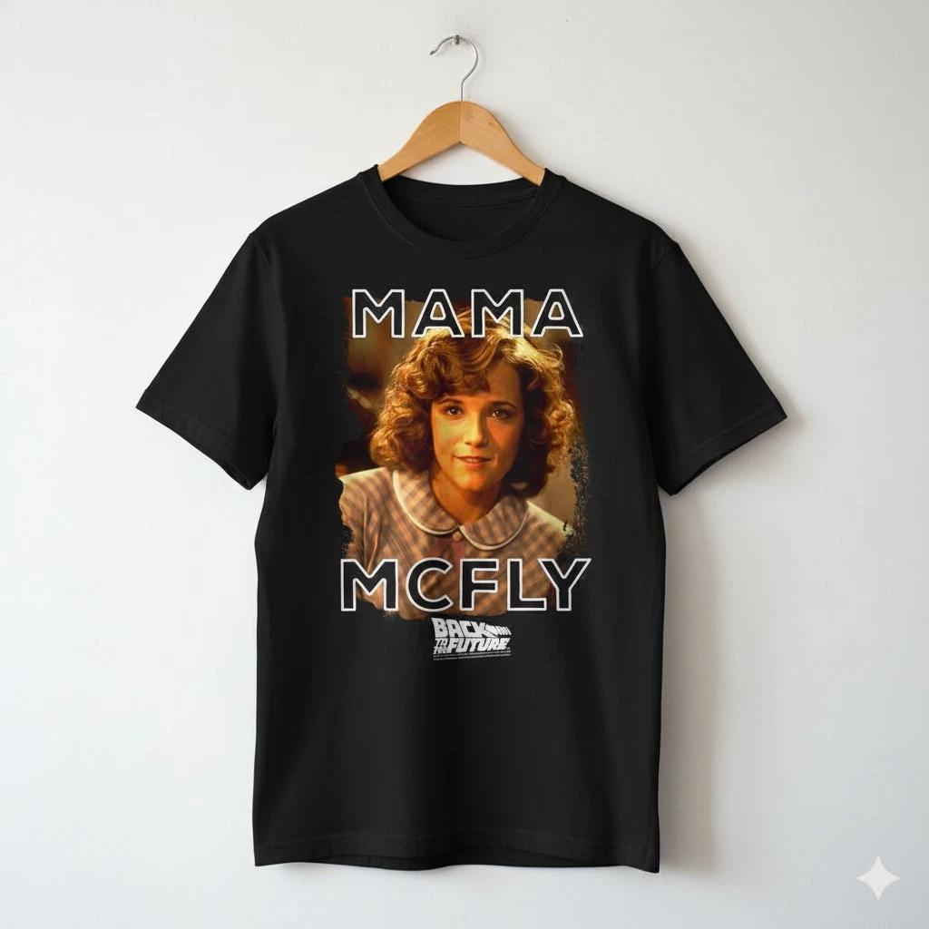 Unisex Adult Retro Movie Back to the Future Mama McFly Graphic T-Sh... M