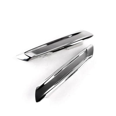 1Pair Chrome Exterior Front Fender Trim Strip Cover For BMW F10 F11 2013-2016 Sedan 51137336645 51137336646 Left & Right