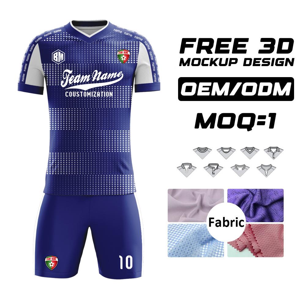 Team Football Soccer Uniform High Quality Personalized Football T-shirt Soccer Wear Soccer Jersey for Team and Club
