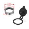 Bochara USB3.0+Type C 3.1 3.0 Male To Female Extension Cable Flush Mount Panel Dashboard  Aluminum Alloy With Indicator