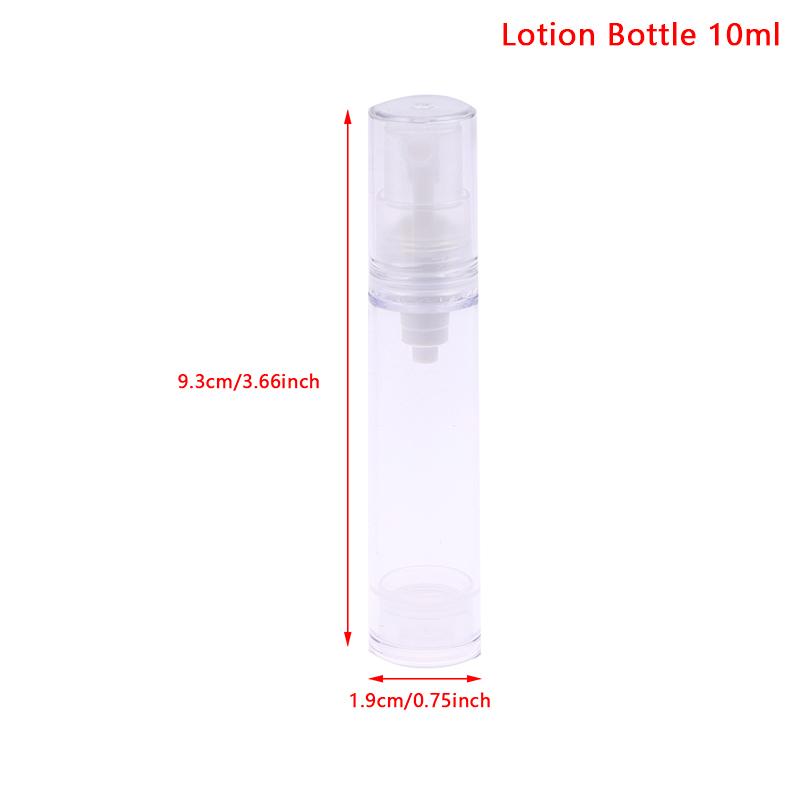 5 ml 10 ml 15 ml Vakuum-Sprühlotionsflasche, Reisekosmetikbehälter, Lotionspumpenflasche, Gesichtscreme, Airless-Flasche, Hautpflege