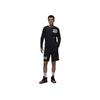 Jordan Dri Fit Sport Crew Neck Graphic Casual Long Sleeve T Shirt Men Tops Black Legendary-Blue FZ1982-011