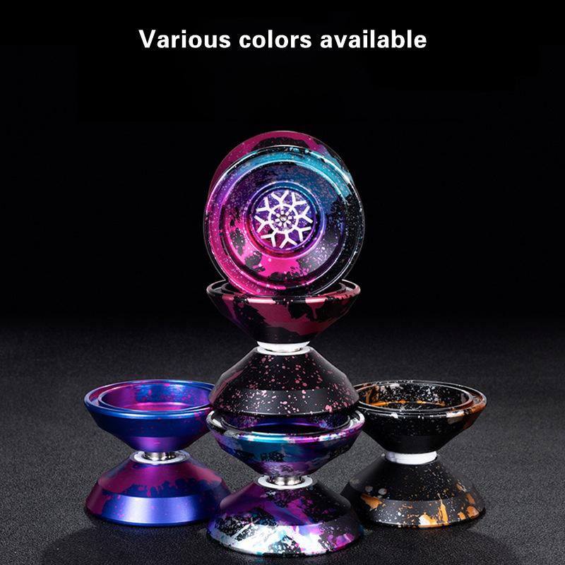 Yoyo Professional Unresponsive Yoyo Metal Edition Magic Yoyo 1/3/5A Aluminum Alloy Yoyo Game Responsive High High-Speed Yoyo for Kids