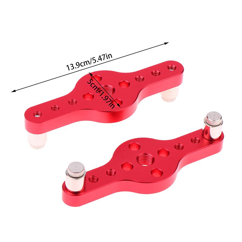 6/8/10mm Alloy Vertical Hole Jig Wood Dowel Hole Drilling Guide Jig Drill Bit Kit Woodworking Drilling Locator Hole Puncher