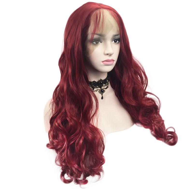 natural red afro wig