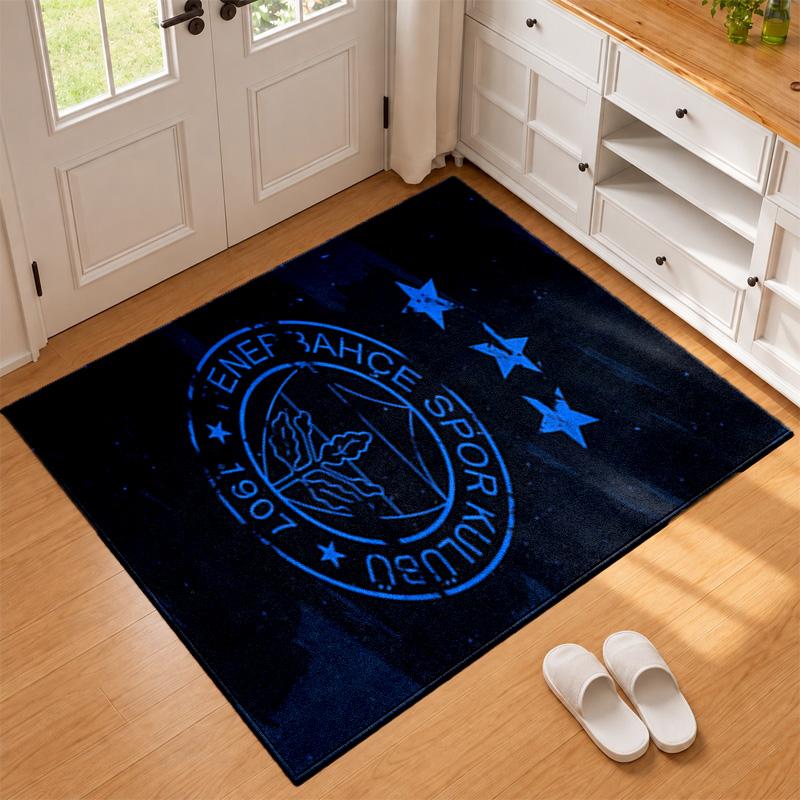 Fenerbahce Carpet Door Mat for Living Room or Bedroom Protective Mat Under Chair Office Decoration Christmas Gift Birthday Present