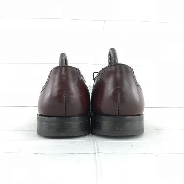 Vintage 80s-90s Made in USA Bostonian Goodyear Welt Leather Wingtip Shoes Size 27.5cm Burgundy(USED)
