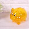 Banca de bani drăguță și creativă în formă de purceluș, cutie pentru monede, formă de purceluș de desene animate, cutie pentru bani din plastic, decorațiune pentru casă, cele mai bune cadouri de Crăciun și de ziua de naștere pentru copii, băieți