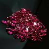 16 Pcs Natural Red Ruby Loose Gemstone CERTIFIED Oval Shape 7x5 Mm Lot MQ-005