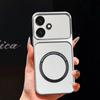 Upgraded Big Lens Protection Case for infinix HOT 30i NFC,30 Play NFC,30 4G Luxury Leather Casing with Magnetic Ring