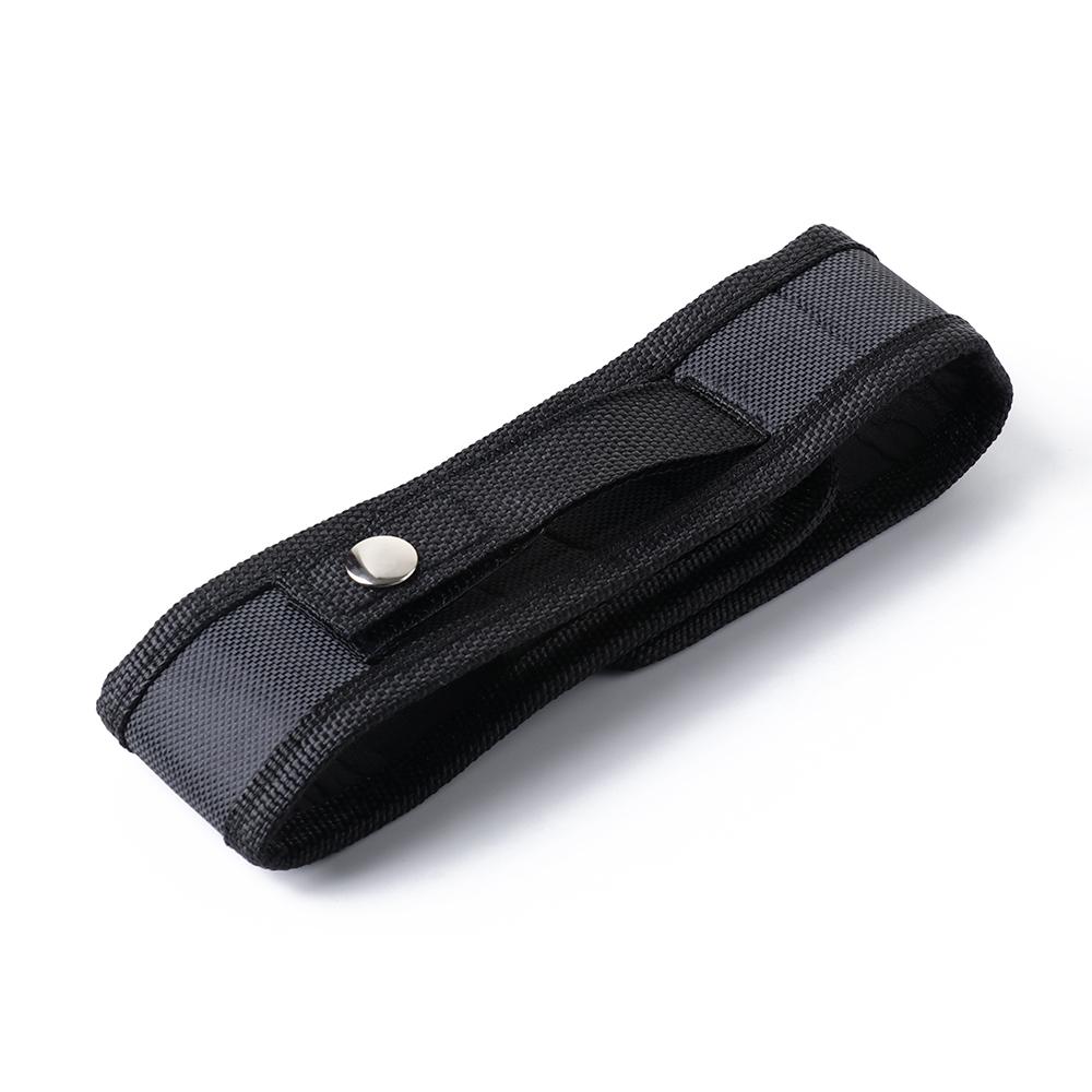 Black Nylon Waist Belt Case Flashlight Torch Bag Outdoor Tool Accessories Tool Holder Pouch