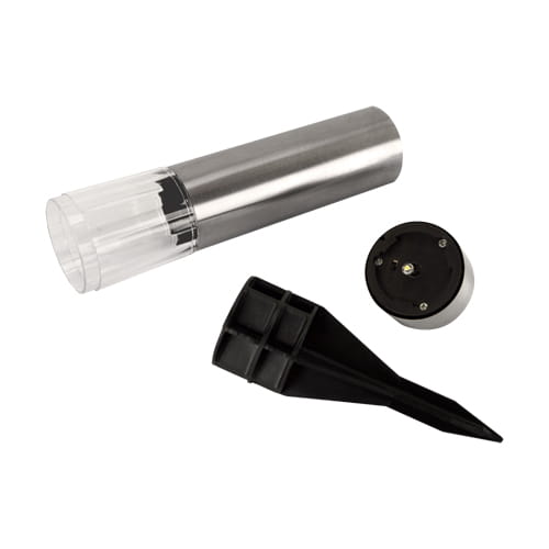 Lampa solarna chrom LED 0,06W IP44 Ra70 HEL Ideus 04051