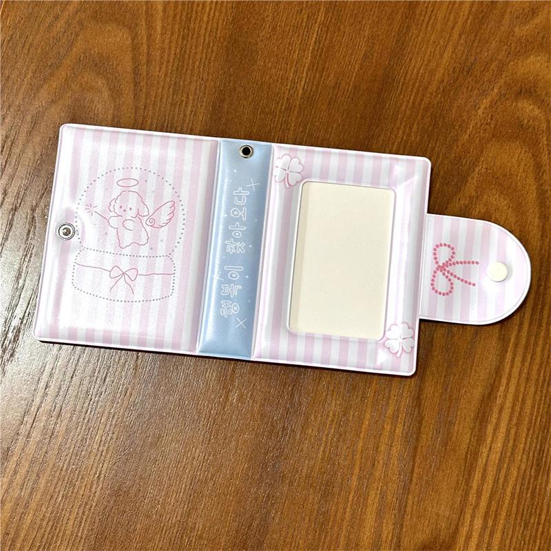 

3-дюймовый 40-карманный фотоальбом Spring Leaf Kpop Lomo Card держатель для фотокарточек для хранения коллекционных книг в подарок розовый