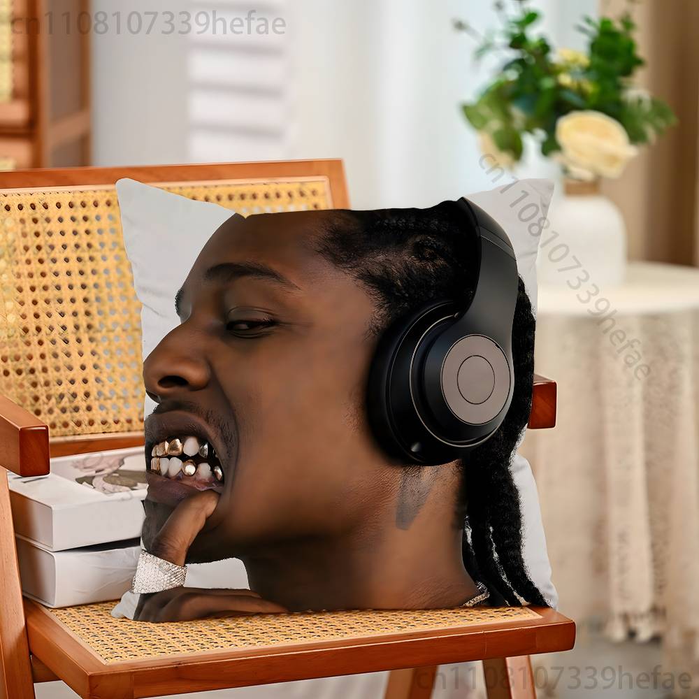 

Rapper AASAP RRocky Print Polyester Pillow Case for Valentine gift Home Sofa Cushion Cover Decoration Custom 30x30cm