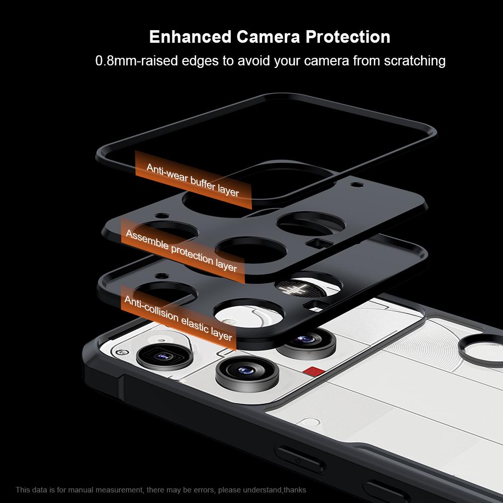 XUNDD For Nothing Phone (3) 5G Case Dropproof TPU+Acrylic Clear Back Phone Cover