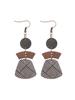 Bohemian Multi-layer Patchwork Geometric Cork Earrings
