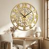 Ethnic Style Acrylic Wall Clock Minimalist Arabic Numbers Clock Decorative Timepiece  Kitchen