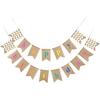 Happy Birthday Jute Banner Garland 17 Buntings