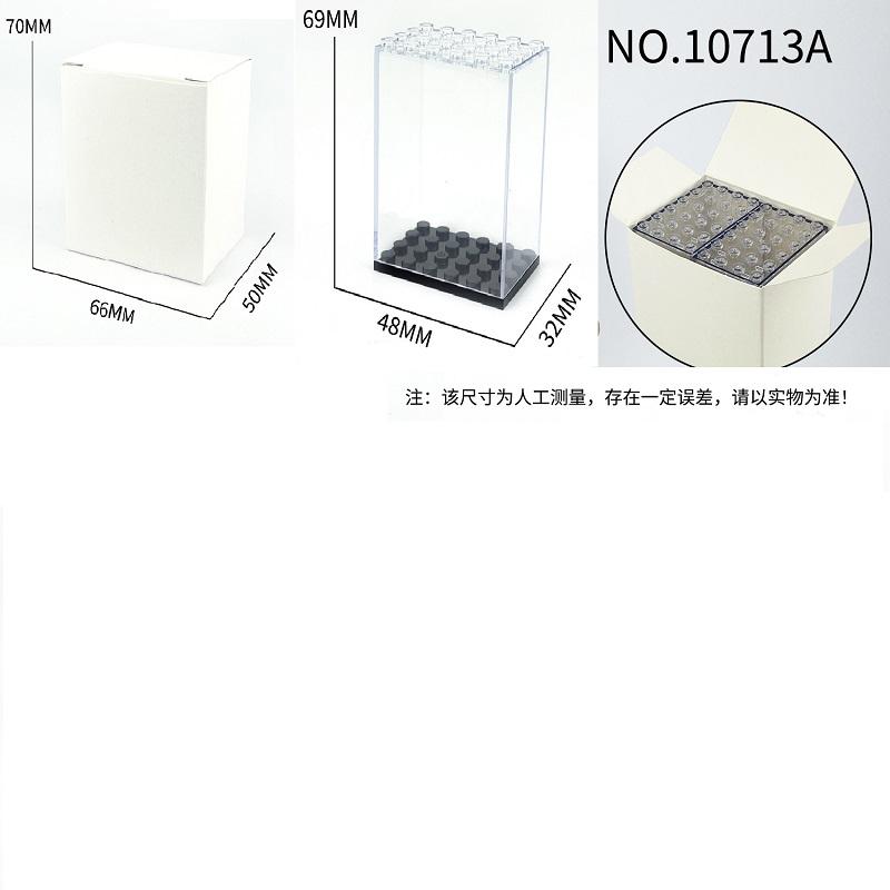 Works With featuring Lego detachable step transparent acrylic dust-proof ornaments transparent cover display storage box joytoy