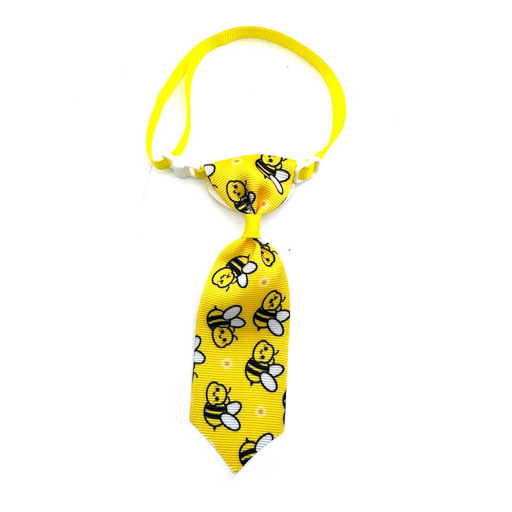 50pcs Dog Bowties Cat Pet Grooming Bows Sunflowers Pattern Pet Products Flowers Style Dog Bows Dog Ties Supplies for Small Dogs