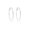 Minimalist Style Plain Ring Large Earrings, High-End Women'S Classic Versatile Simple Style Earrings, Unique Cold Feeling Earrings