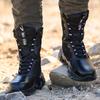 Men Work Boots Steel Toe Shoes Safety Boots Puncture-Proof Protective Shoes Indestructible High Top Sneakers Anti-slip Breathabl
