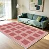 Modern Geometric Checkered Carpet Living Room 3D Large Area Rug Washable Non-slip Soft Floor Mats Bedroom Sofa Side Home Decor
