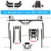 Car-Styling Carbon Fiber Car Interior Center Console Color Change Molding Sticker Decals For Mercedes Benz S Class W221 2008-12