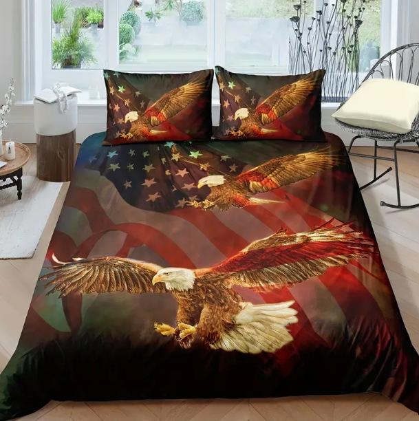 Bedding Three-Piece Set 3D Digital Printing Animal Cat And Dog Bed Sheet Quilt Cover