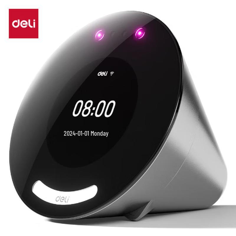 Deli Facial Recognition Attendance Machine CN Plug (adapter Included)