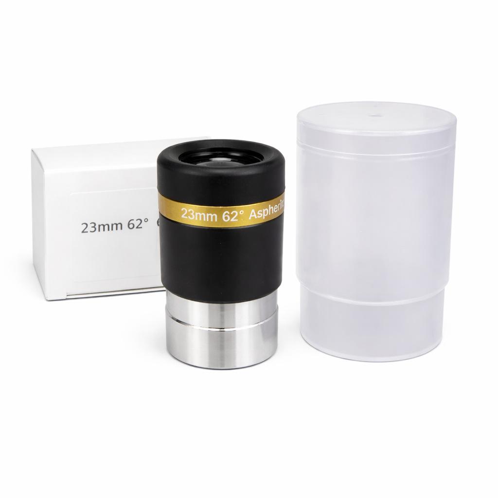 Astronomical Telescope Wide Angle HD Eyepiece Set: 4/6/10/23mm, 62° FOV, 1.25" for High Magnification Stargazing