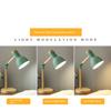 Book Reading Table Light with Lampshade Adjustable 3 Colors Dimmable Nightstand Desk Lamp Lighting Tool Home Bedroom Office