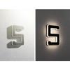 Eclairage solaire pour numéro de maison - paulmann - 79846 - led intégrée - noir - contemporain