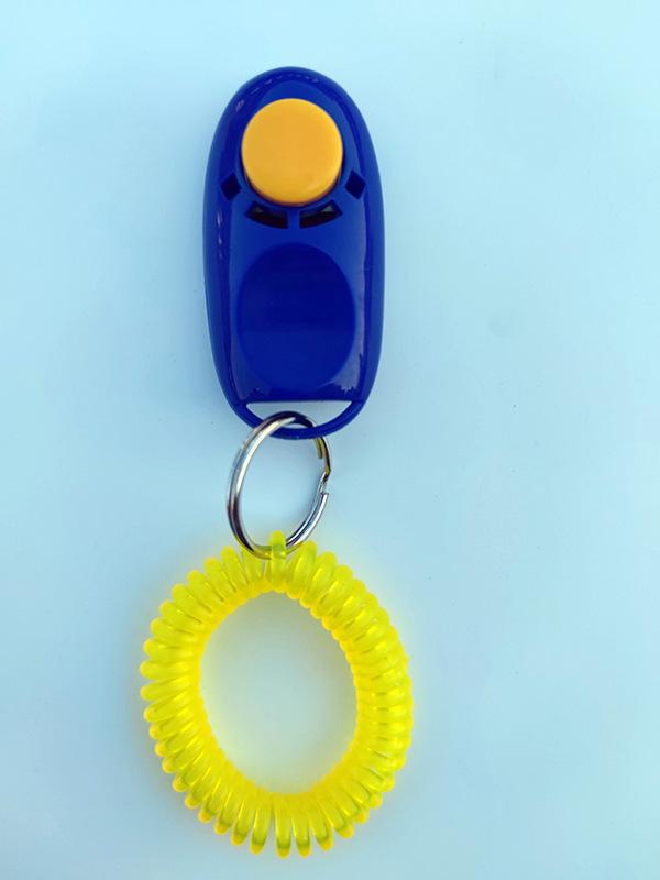 

Кликер для дрессировки собак, звуковое устройство для принадлежностей для дрессировки питомцев синий