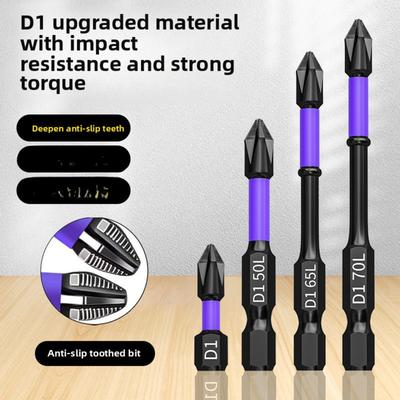 D1 Kaymaz ve Darbeye Dayanıklı Tornavida Ucu, Yıldız Tornavida Ucu, Manyetik Matkap, Güçlü Manyetik Hava Nozulu, Yüksek Sertlikte Kaymaz Dişler