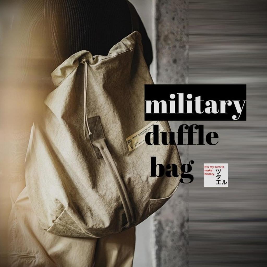 Militär Seesack Schulter American Vintage und Sea Barrack Reiseausrüstung Tasche [Tsutaeru] Tasche, Khaki/Retro-Design, Tasche, Lässig, Canvas, Herren Damen, Tasche,