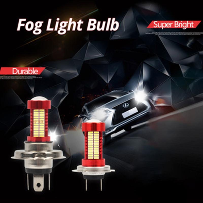 Car Lights Driving Headlight H9 H7 H8 H10 H11 9005 9006 Auto Fog Light LED Bulb Dustproof Waterproof 4014 106smd Lamp