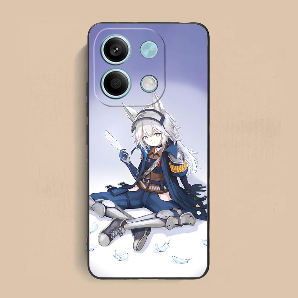 Arknights Grani Matte TPU Mobile Phone Case for Xiaomi Redmi 15 14 13 12 A5 3 2 1 C Plus 4G 5G Colorful Printing Cover