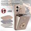 Litchi Texture PU Leather Wallet Case for iPhone 13 Pro Max, Accordion Card Holder with Ring Kickstand & Crossbody Strap, Shockproof Cover