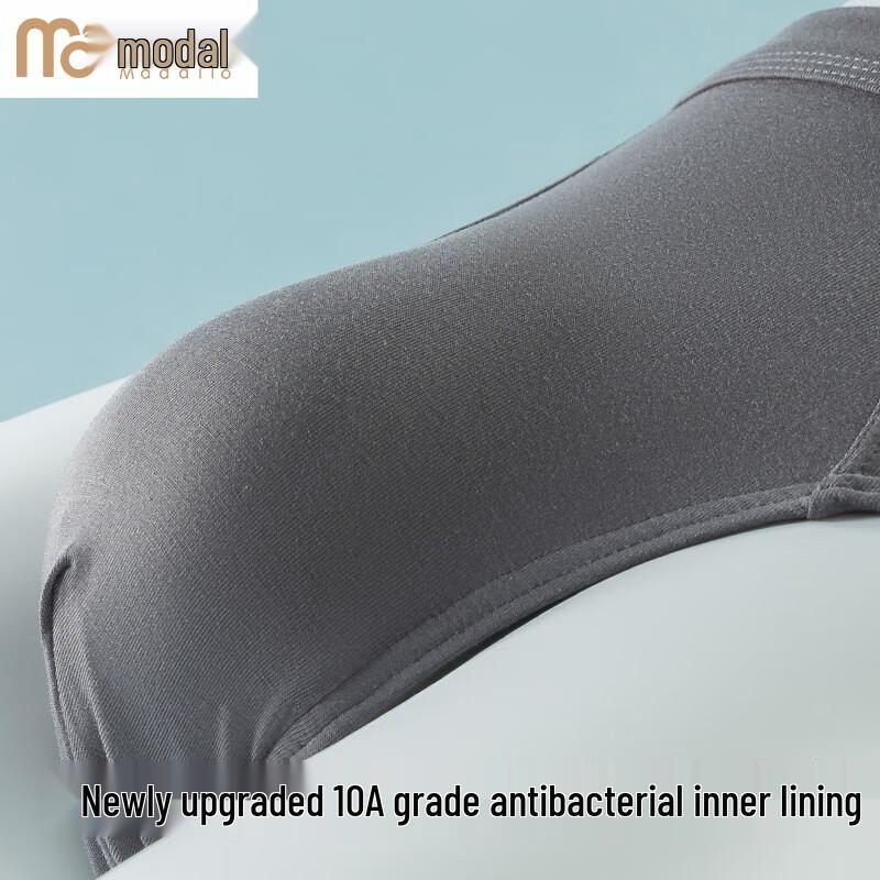 Men's Modal Antibacterial Open Fly Briefs