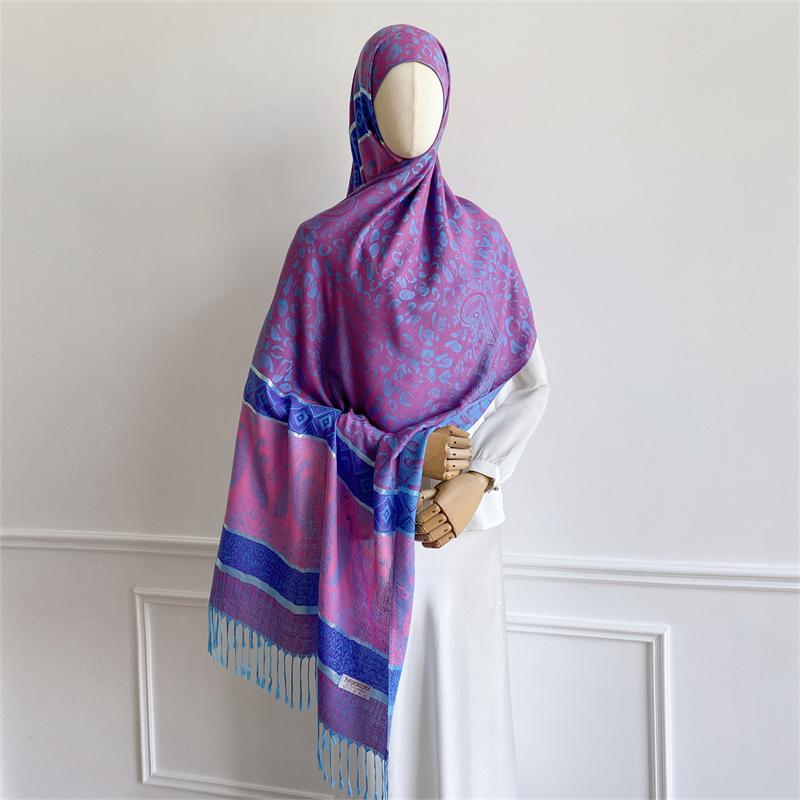 New Luxury Autumn Cashmere Pashmina Shawls Women Warm Jacquard Scarves Lady Wrap Foulard Poncho Echarpe Stoles Scarf