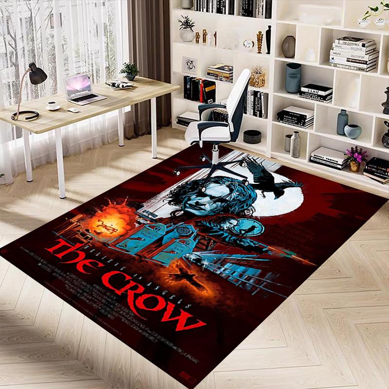 1pc The Crow Raven Carpet, Office Rug Outdoor Mat Home Decor Area Carpet Festival