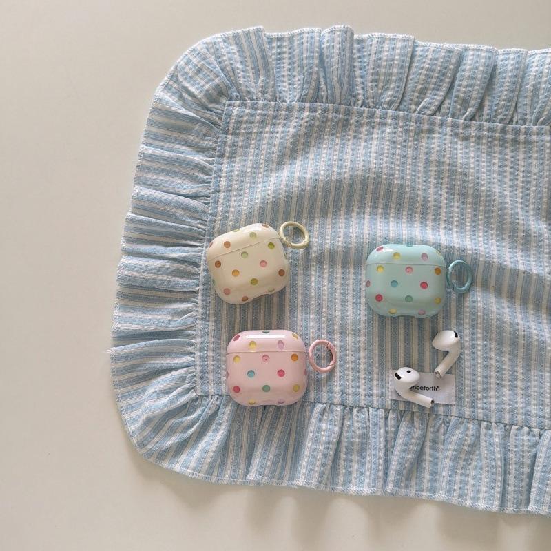 Hanfeng ins color polka dot AirPods 1 generation earphone case for Apple earphones AirPods 1 Pro1