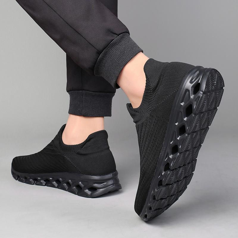 Мужская модная дышащая легкая уличная обувь для спорта и отдыха большого размера — фото 10