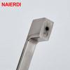 NAIERDI Cabinet Handles Drawer Knobs Aluminum Alloy Wardrobe Door Handle Brushed Pulls Modern Style Furniture Handle 128mm/160mm