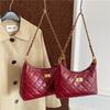 Rhombus Chain Bag Women's New Dumpling Bag Versatile Casual Retro Messenger Bag