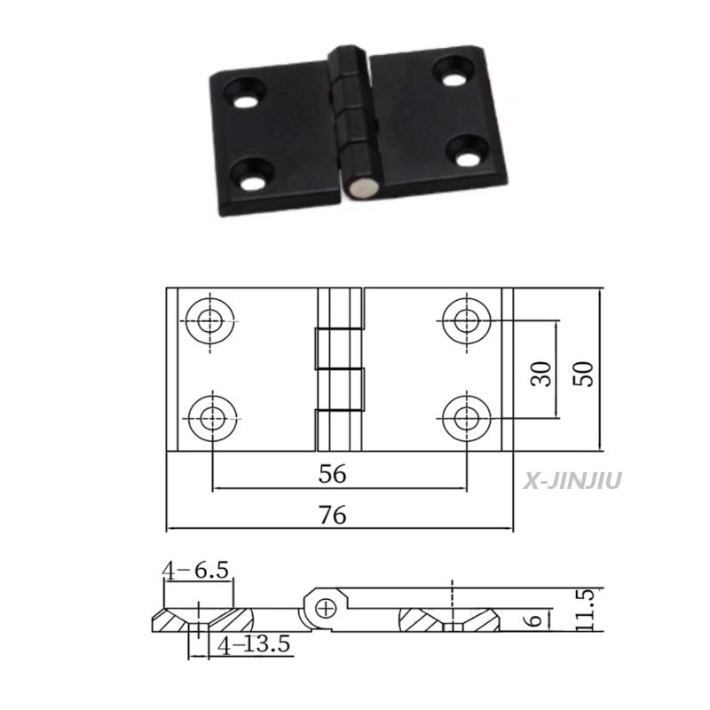 Verlängerung und Verbreiterung von Zinklegierungs-Scharnier mechanische Ausrüstung elektrische Schranktür-Scharnier